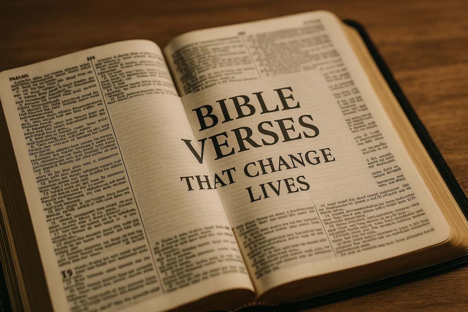 Bible Verses That Change Lives