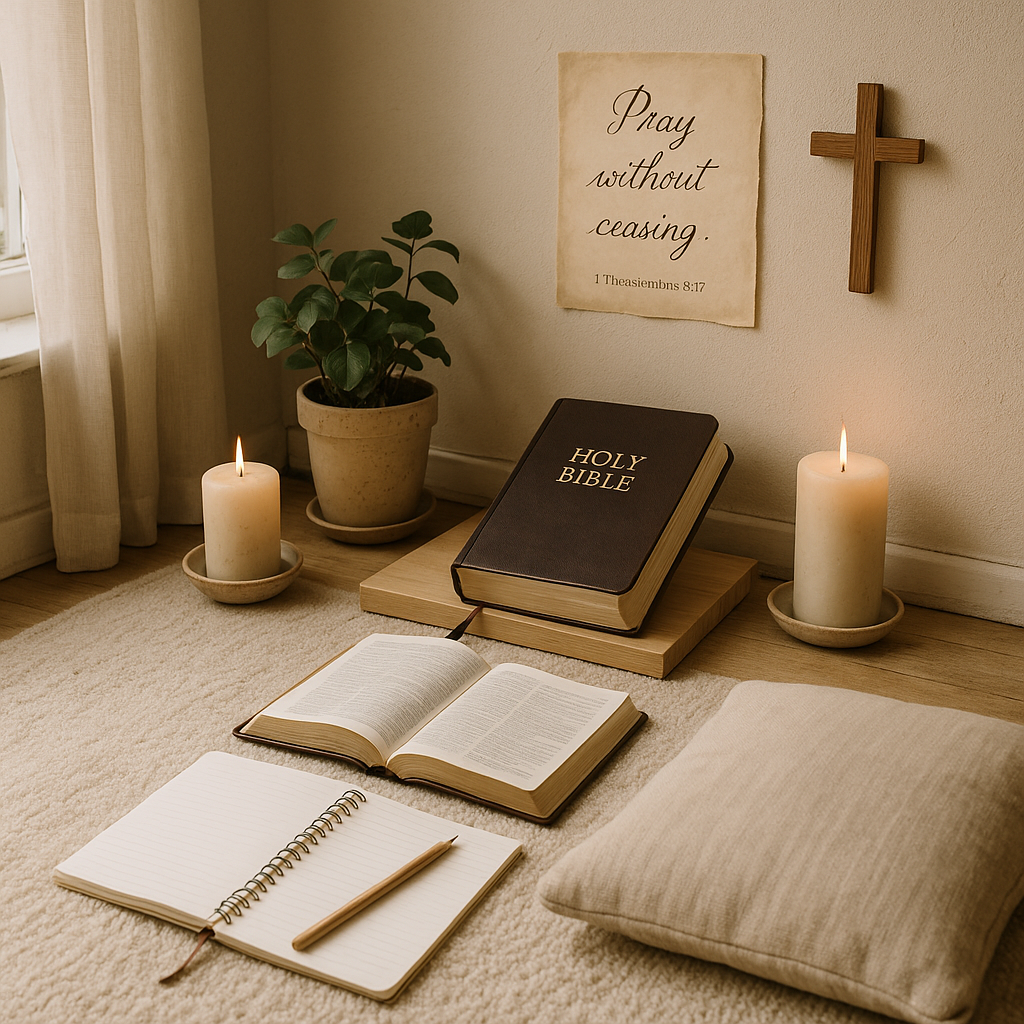 How to Create a Peaceful Prayer Space at Home